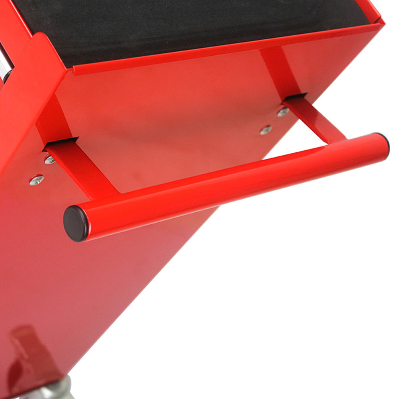 Chariot à outils multifonctionnel avec 4 roulettes, Rouge