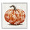 «Orange Fall Botanical Pumpkin» par Elizabeth Tyndall - impression encadrée sur bois