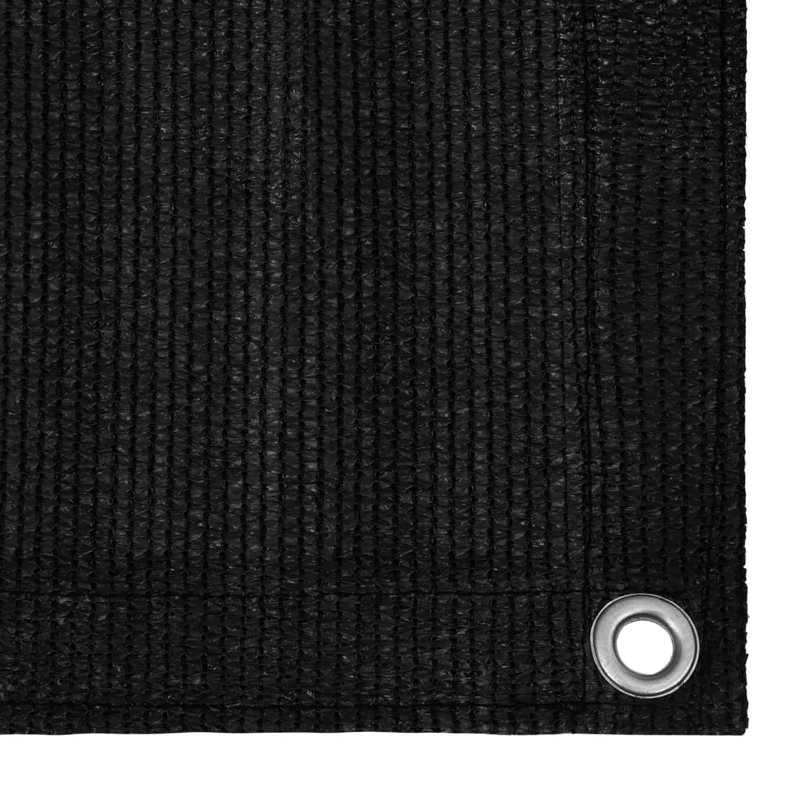 Piketon Vinyl Fence Panels, 75cm H x 600cm W, Black