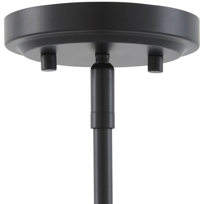 Luminaire suspendu Ellison, Clear, Matte Black