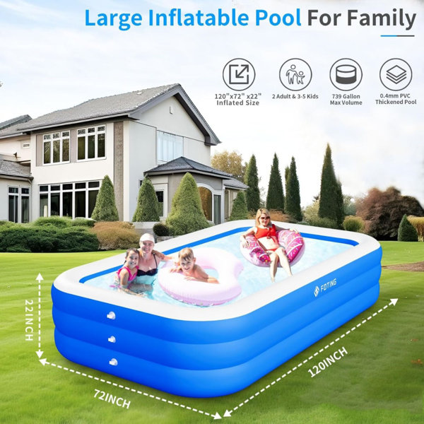 Shell Inflatable Pool DESIGN SHOP BY SHELL Inflatable Pool For Adults With Electric Pump ...