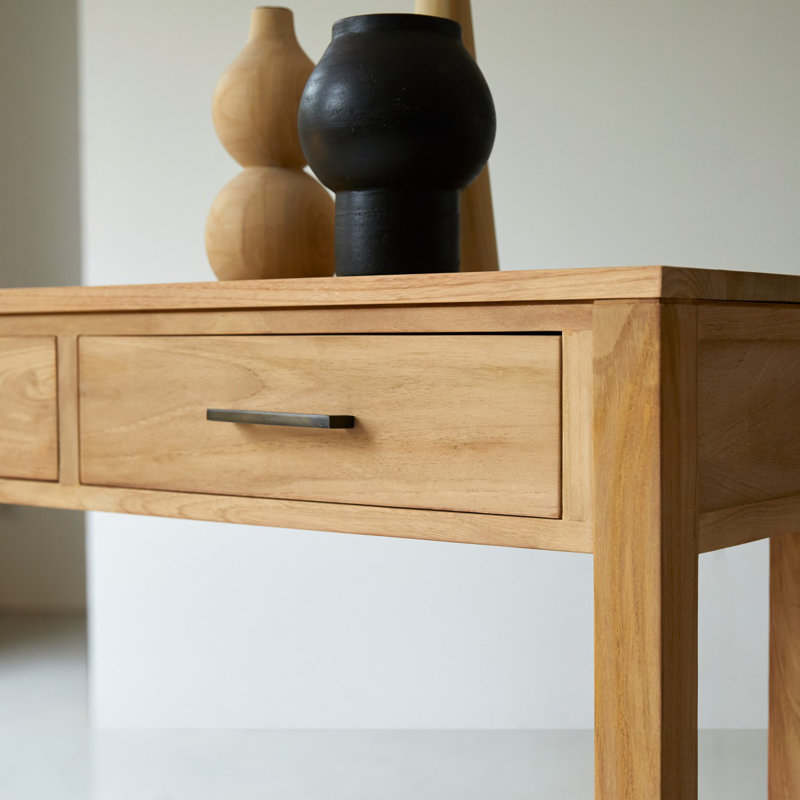 Maë 43.31'' Solid Wood Console Table