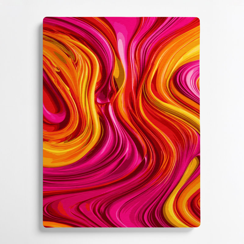 Art abstrait abstrait 43, H 8 po x l 10 po