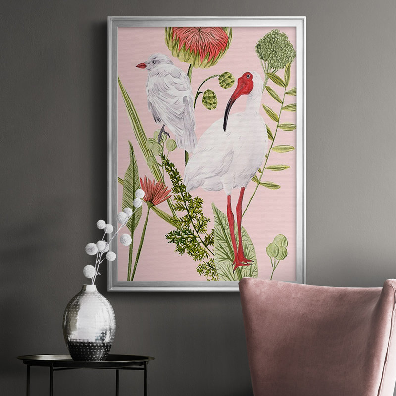 Oiseaux en mouvement II, Argent, H 24,5 po x l 18,5 po x P 1 po