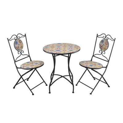 Carmorn 2 - Person Patio Dining Set Round Table