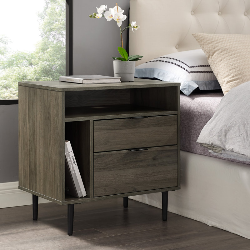 Ridlon End Table, Slate Grey