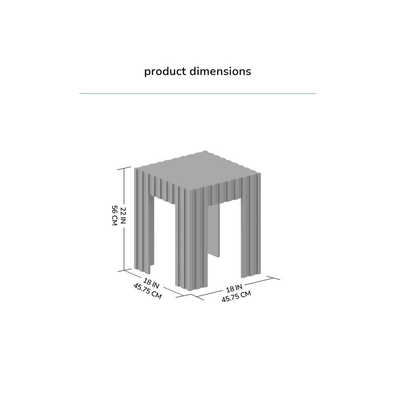 Adden Solid Wood End Table