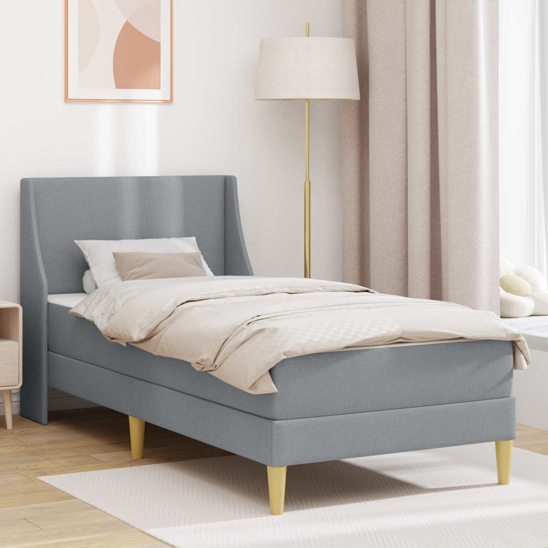 Bed, Single (3'), Light Grey