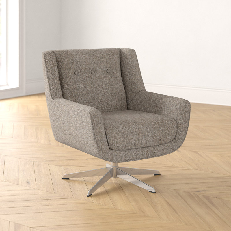 Nina Button Tufted Swivel Lounge Chair