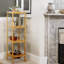 Ahsen 110 cm H x 36 cm W Bamboo / Rattan Etagere Bookcase