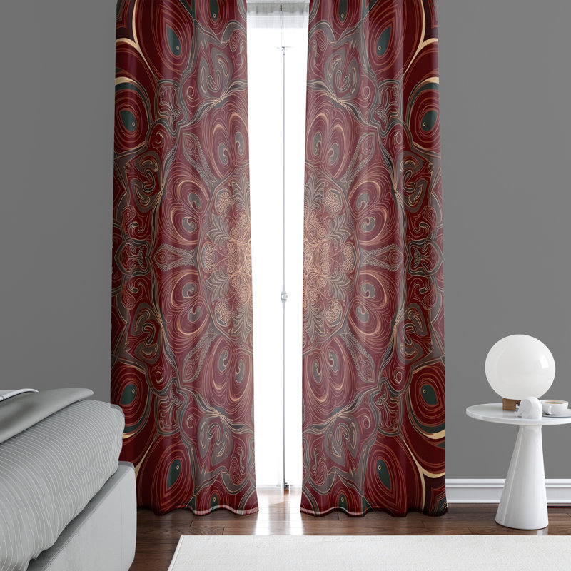 Window Curtains (WC01608), 20" W x 52" L