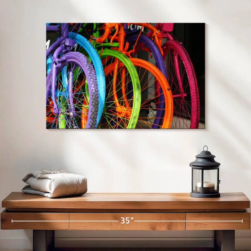 Mehar Bicycle Colors, 16" H x 24" W