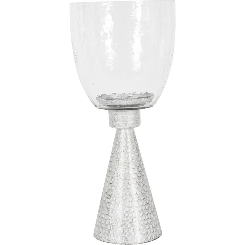 Metal Floor Hurricane, 36cm H  x 15cm W  x 15cm D