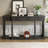 Console Table, 4-Drawer/1-Shelf, Retro - Standard