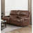 Comtable Reclining Sofa 2Pc Set  Faux Leather Upholstered Dual Reclining Sofa Loveseat Nailhead Trim, Power USB Ports