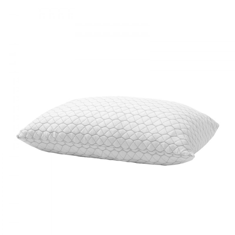 Bed Pillow for Sleeping, Queen Size Luxury Quality Hotel Pillow with Memory Foam Fill, Supportive & Adjustable, Includes Natural Firber Pillowcase, Bedding for Back, Stomach and Side Sleepers