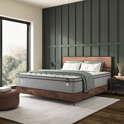 Matelas simple en mousse viscoélastique gélifiée rafraîchissant 10 pouces, relief, faible transfert de mouvement, eau, fonctionne avec base réglable, composition du matelas à ressorts gris et blanc
