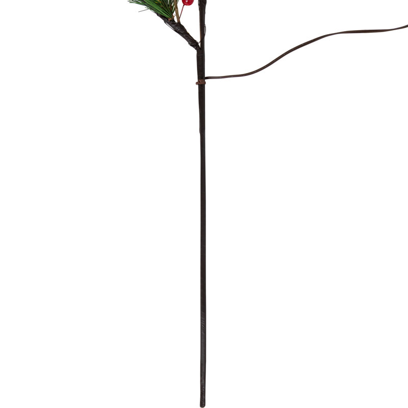 Faux Berry/Pine Branch