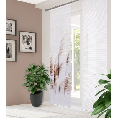 Semi Sheer Sliding Panel Single Panel