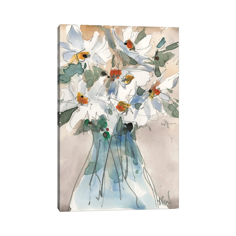«Daisy Point of View II», reproduction d'art sur toile tendue, Toile tendue, Ne s’applique pas, H 26 po x l 18 po