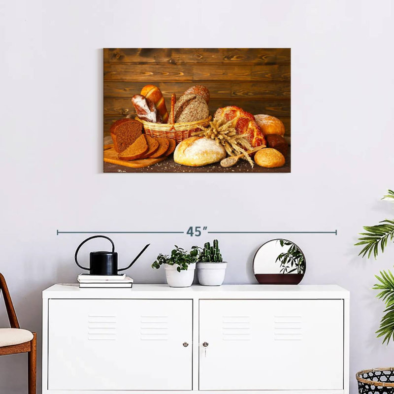 Bread Assortment Canvas Print, 20" H x 30" W x 1.25" D