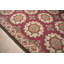 Tapis tissé à plat Vintage Rosuss de couleur framboise 9 pi 0 po x 12 pi 0 po Aubusson