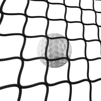 Golf Batting Cage, 10 x 10 x 10 FT Golf Cage, Driving Hitting Cages with 3-Ply Knotless Polyester, Golfs Target & 9-Hole Baseball Target, Golfs Hitting Net for Indoor, Outdoor, Backyard