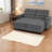 Sofas With Storage, Adjustable Wood Frame Modern Sleeper For Home