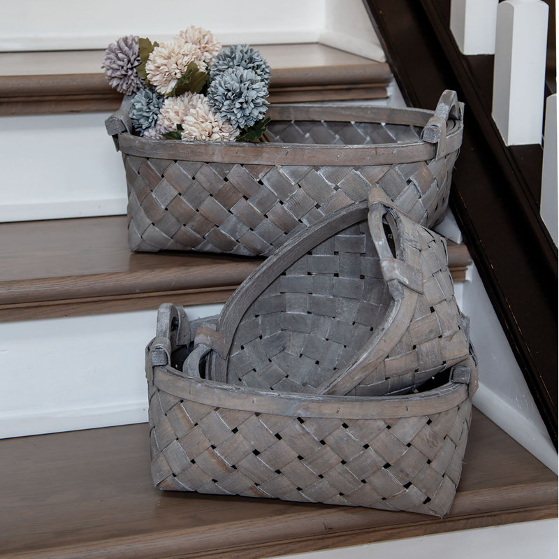 Gracie Oaks Jute / Sisal Decorative Basket