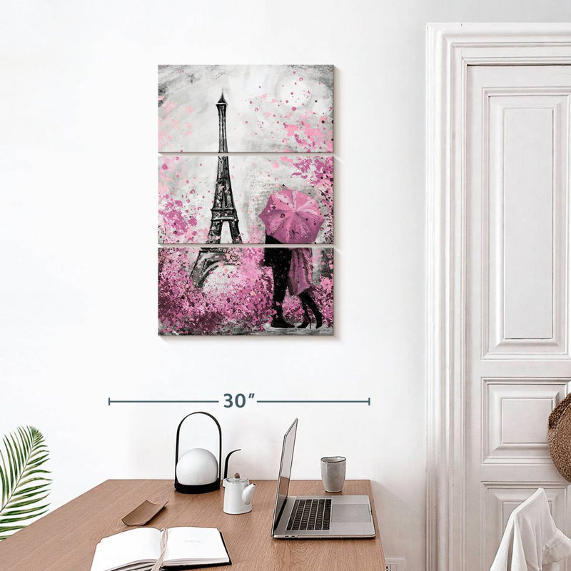 Nicci Paris Pink Bloom Pop, 32" H x 20" W