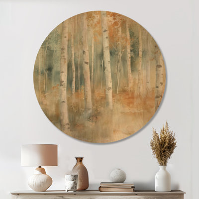 Gascon II - Forest Round Wood Wall Decor
