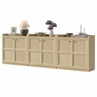Helio 34'' Sideboard With Adjustable Shelf and Safe Round Corners