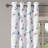 Dakota Fields Garden Grommet Curtain Decorative 2-Panel Window Drapes, 50", Purple Blue Pink-1920317278