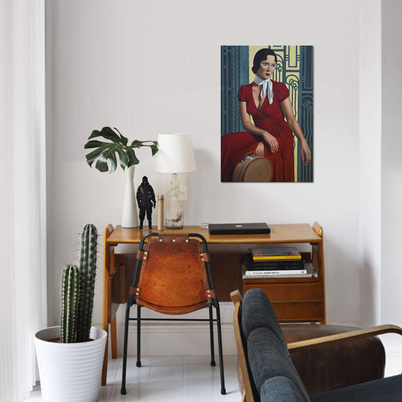 « gare de l’est » par catherine d’art, impression sur toile tendue, H 26 po x l 18 po x P 1,5 po, Toile tendue, Pas de tapis