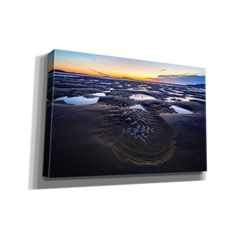 «Popham Beach Sunrise Iii» par Rick Berk, art mural sur toile, H 26 po x l 40 po x P 1,5 po