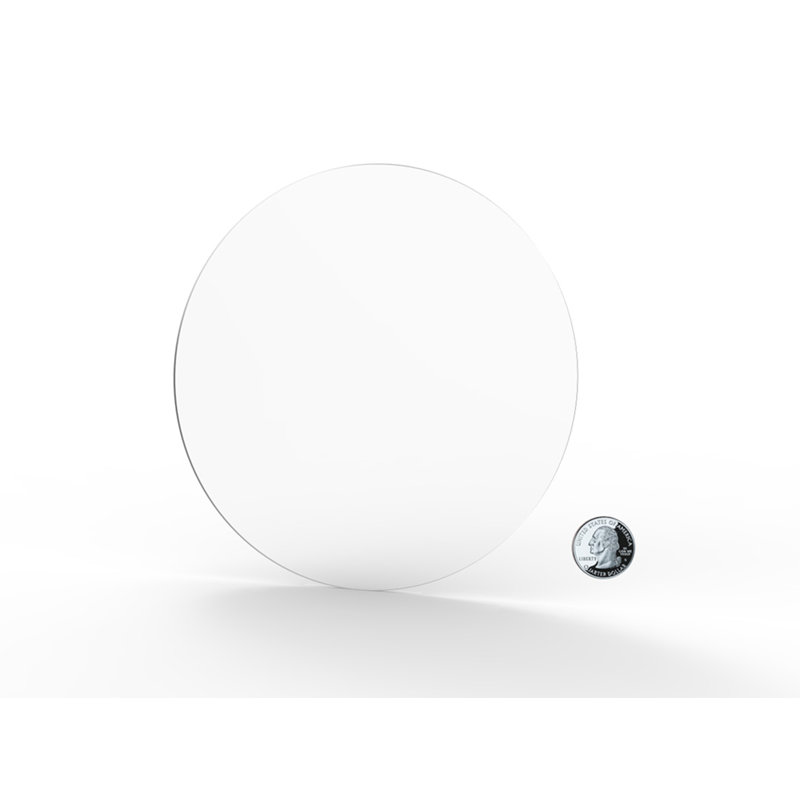 Disque rond en plexiglas transparent, 12 po x 12 po x 1/8 po