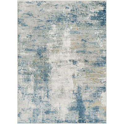 Matteo Abstract Blue Area Rug