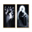 Monochrone, portrait religieux de Dieu I - Collection d'art spirituel sur toile 2 pièces-445889871-445889859