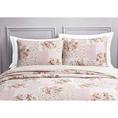  Laura Ashley Home - King Quilt Set, Reversible Cotton Bedding  with Matching Shams, Lightweight Home Decor for All Seasons (Breezy Floral  Pink/Green, King) : Home & Kitchen