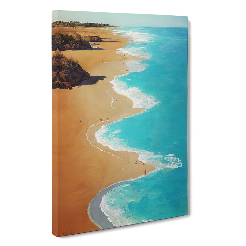 Edge Of The Beach - Wrapped Canvas, 50cm H x 35cm W x 3cm D