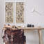 Rustic Botanical Winding Sprig, ensemble de 2 estampes blanches encadrées par Yass Naffas Designs-25862864-25862866