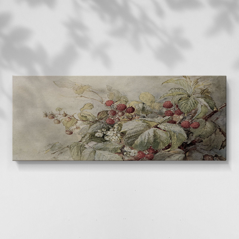 Botanical Series-CDL III - Toile tendue avec châssis - Prêt à être accroché, H 12 po x l 30 po