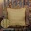 Housse et insert de coussin carré en coton Tea Cabin