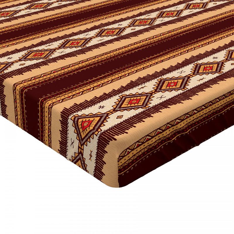 Microfiber Striped Fitted Sheet, Full Fitted Sheet