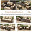 Ensemble de mobilier de patio avec housse et deux tables-628811287-628811282