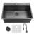 Single Bowl Stainless Steel Kitchen Sink-90977294