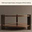 Table basse ronde en bois massif-105892956