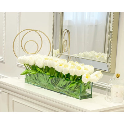 Tulip Stems in Vase