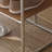 Italian style simple shoe storage bench