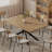 55.11-70.8 Inch Extendable( With Rotating Extension Leaves) Rectangle Dining Table For 6-8 People-1203677234
